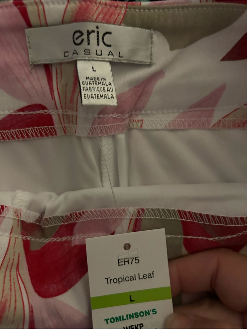 Floral Pink & Olive Mini Skort - Picture 3 of 5